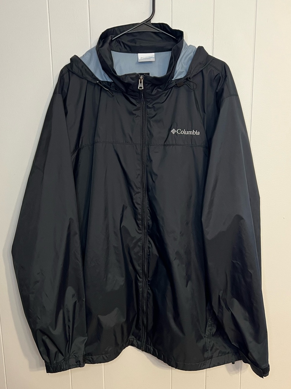 Columbia‎ Glennaker Lake Rain Jacket Black Size XLT tall